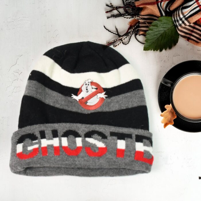 Cap for Winter Woolen Knitted Black Inside Fur Caps (1 Pc / Mix Design & Color) - Image 5