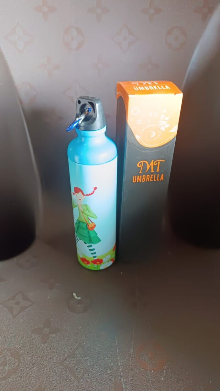 4 Fold Foldable Bottle Summer Umbrella for On-the-Go (1 Pc / Mix Color) - Image 8