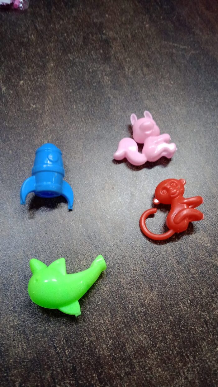 Mix Character, Monkey, Fish, Cat Pencil Top Promotional toys (1 Pc / Mix Colour & Design) - Image 6